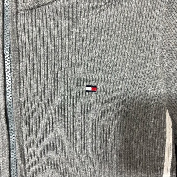 Tommy Hilfiger Gray Full Zip Womens Sweater Size S - Picture 3 of 8